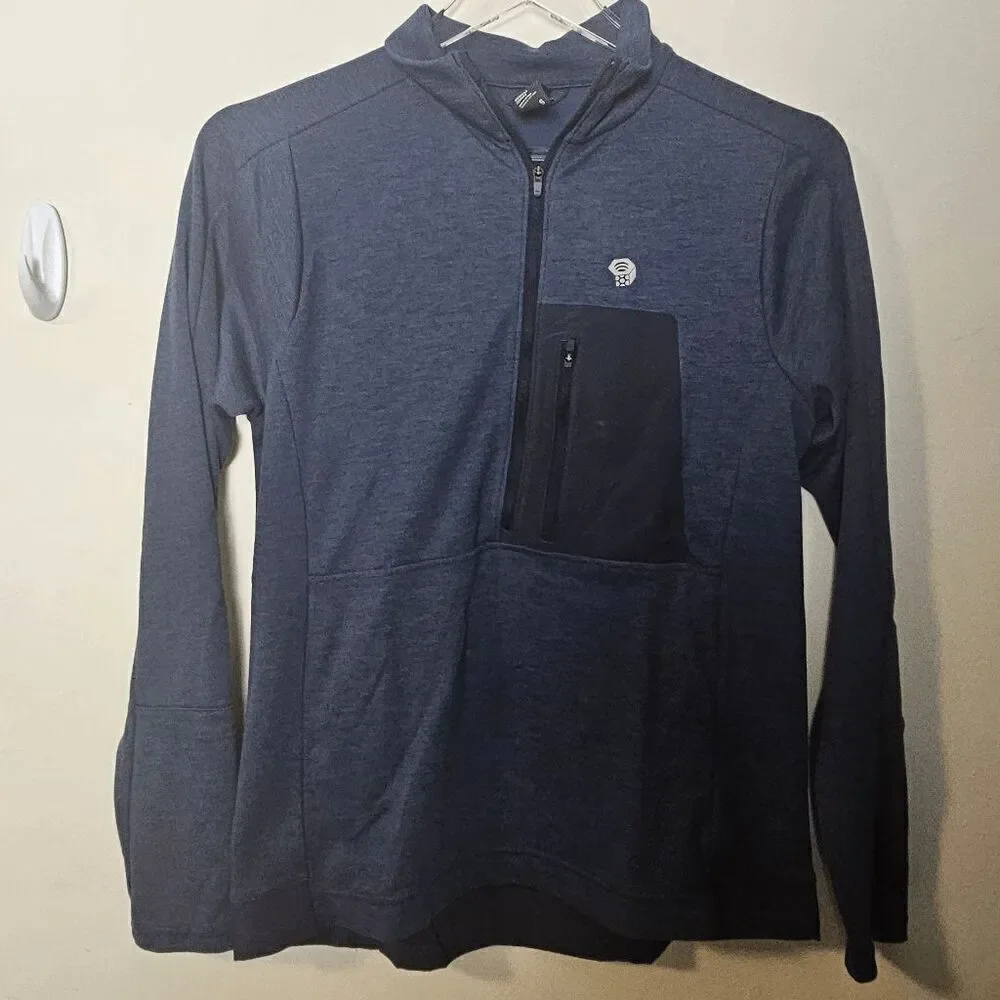 Mountain Hardwear Daisy Chain 1/2 Zip Pullover Sweater Women's Blue Size Small
